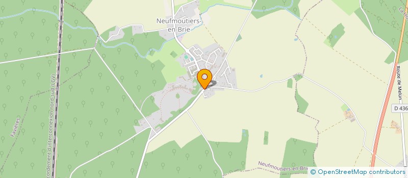 localisation de l'entreprise ABNG AUTOCARS à NEUFMOUTIERS-EN-BRIE