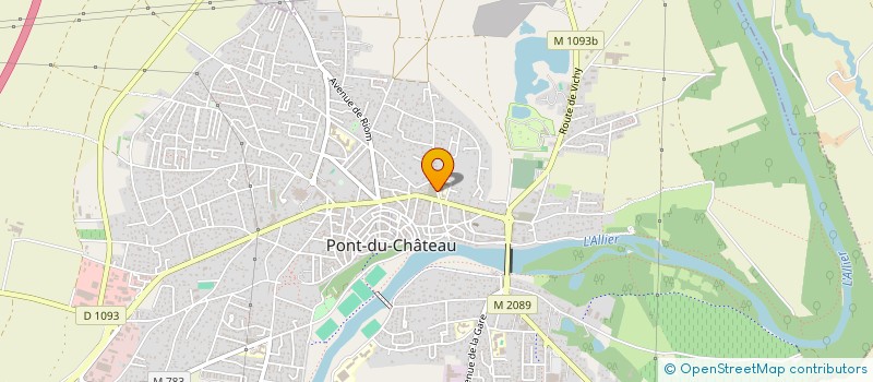 localisation de l'entreprise ABNO SOINS INFIRMIERS CASTELPONTINS  PONT-DU-CHATEAU