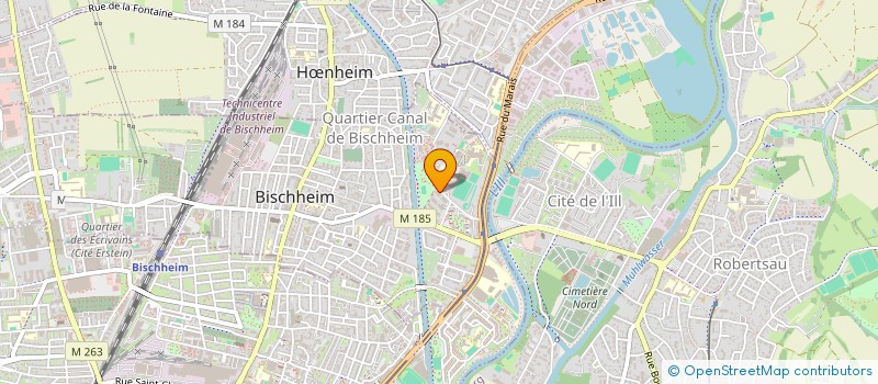 localisation de l'entreprise ABNOBA TOURS  BISCHHEIM