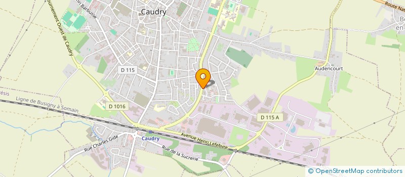 localisation de l'entreprise ABNOBAE SPORT  CAUDRY