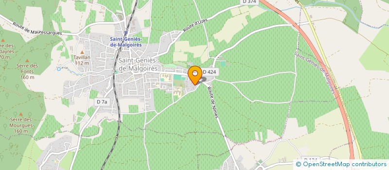 localisation de l'entreprise ABNS'VAP  ALES