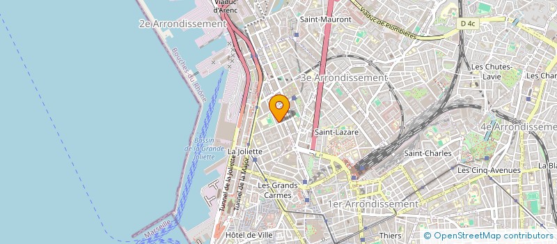 localisation de l'entreprise ABNX CONSULTING à MARSEILLE