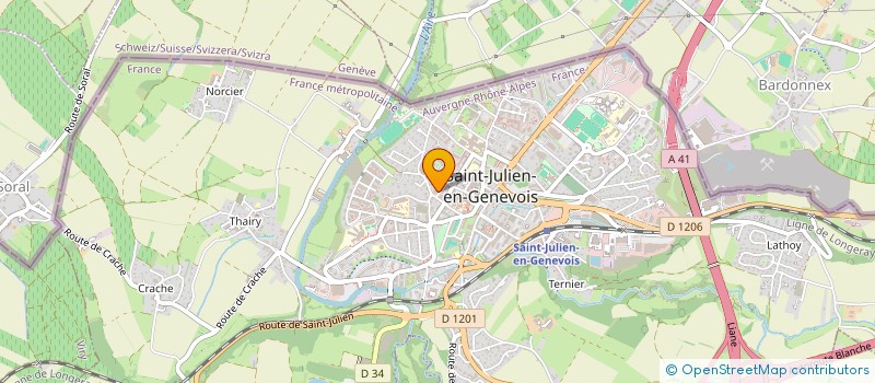 localisation de l'entreprise ABO  SAINT-JULIEN-EN-GENEVOIS