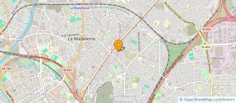 localisation de l'entreprise ABO à LILLE