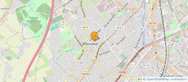 localisation de l'entreprise ABO CONSEILS  MOUVAUX