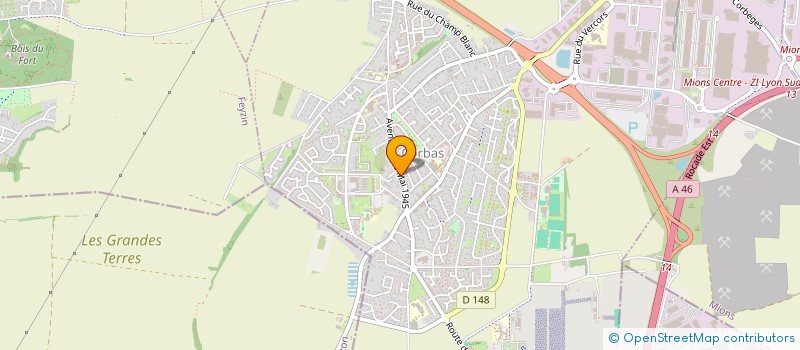 localisation de l'entreprise ABO CONSULTING à CORBAS