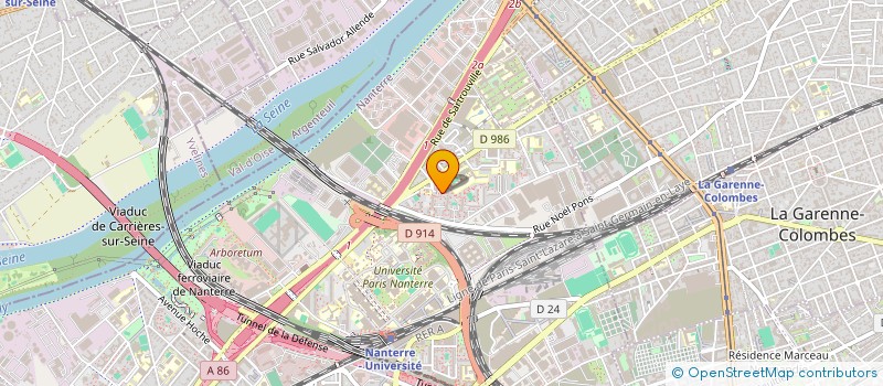 localisation de l'entreprise ABO CONSULTING  NANTERRE