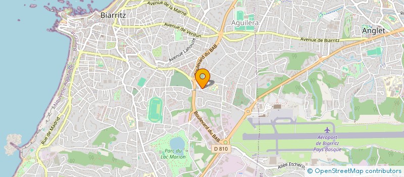 localisation de l'entreprise ABO MENUISERIE à BIARRITZ