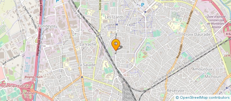 localisation de l'entreprise ABO'S TRANSPORT à TOULOUSE