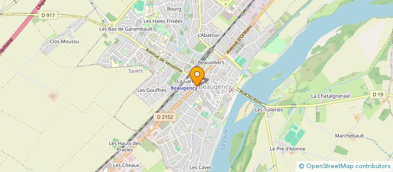 localisation de l'entreprise ABOCARRE  BEAUGENCY