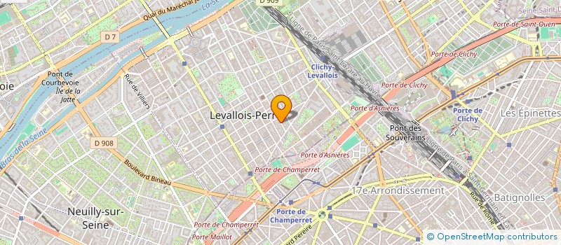 localisation de l'entreprise ABOD à LEVALLOIS-PERRET