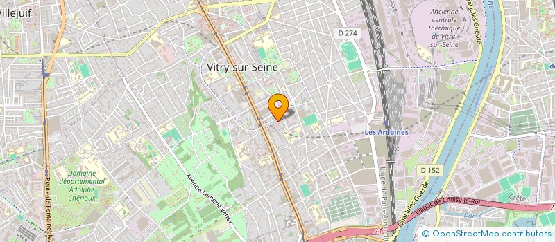 localisation de l'entreprise ABOKAN-RAN à VITRY-SUR-SEINE