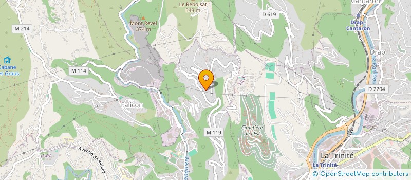 localisation de l'entreprise ABOLIN CREATION  SAINT-ANDRE-DE-LA-ROCHE