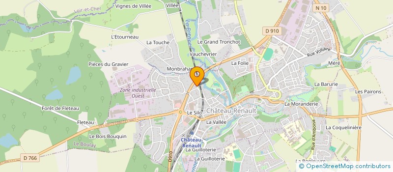 localisation de l'entreprise ABON'S TOURS  LE BOULAY