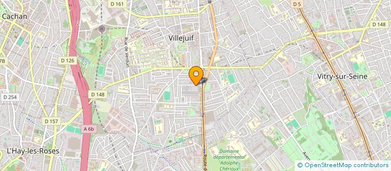 localisation de l'entreprise ABONA à VILLEJUIF