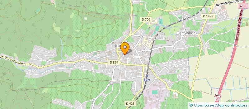 localisation de l'entreprise ABONDANCE 2  BARR