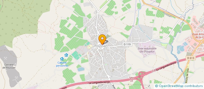 localisation de l'entreprise ABONDANCE 22  POUSSAN