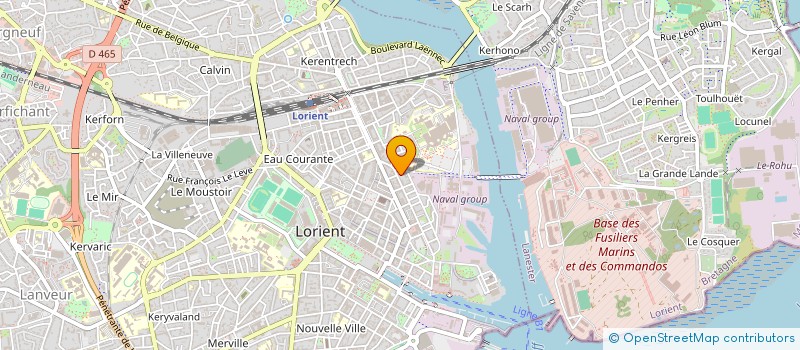 localisation de l'entreprise ABONDANCE à LORIENT