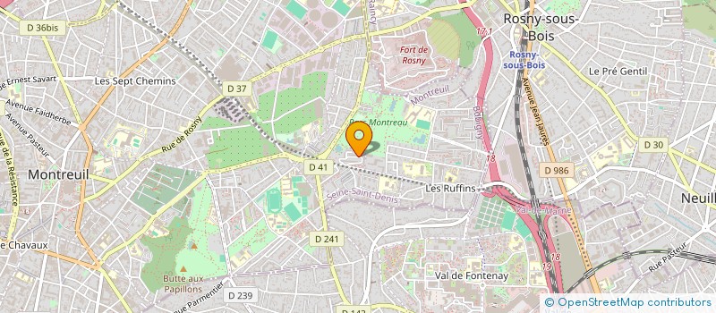 localisation de l'entreprise ABONDANCE CONSULTING à MONTREUIL