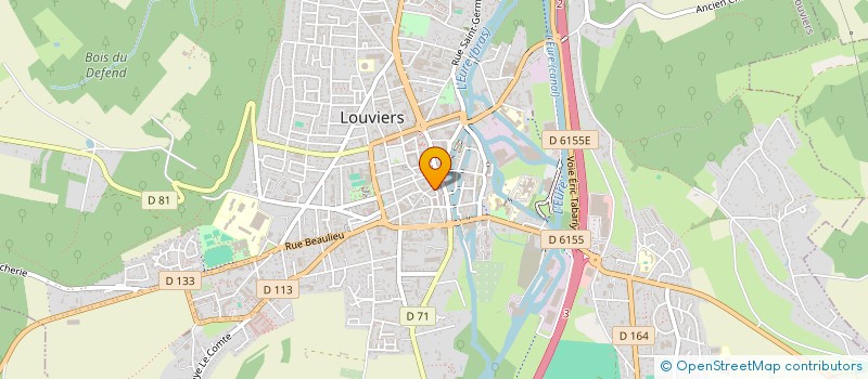 localisation de l'entreprise ABONDANCE FORMATION  LOUVIERS