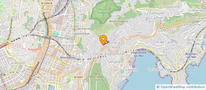 localisation de l'entreprise ABONDANCE HOLDING  NICE