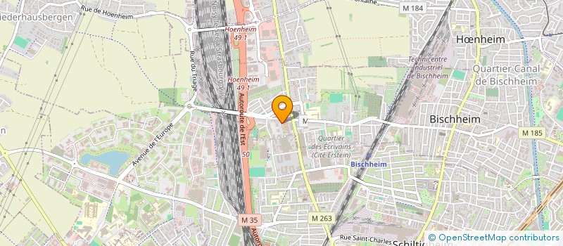 localisation de l'entreprise ABONDANCE SAS  BISCHHEIM