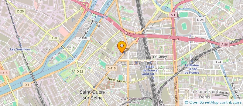 localisation de l'entreprise ABONDANCE SECURITE SASU  SAINT-DENIS