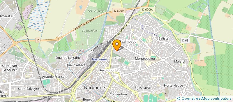 localisation de l'entreprise ABONDANCIA à NARBONNE