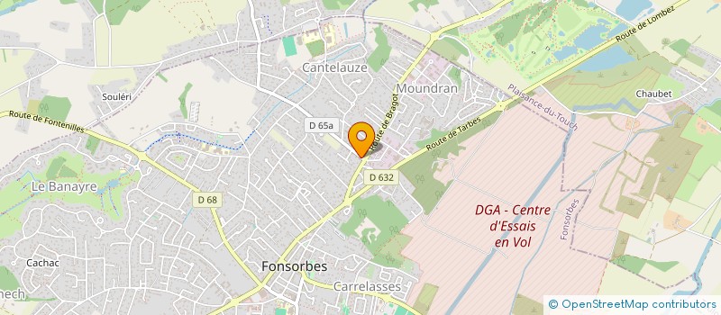 localisation de l'entreprise ABONNES TAXI BANLIEUE TOULOUSE  FONSORBES