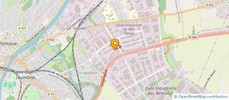 localisation de l'entreprise ABOP à SAINT-OUEN-L'AUMONE