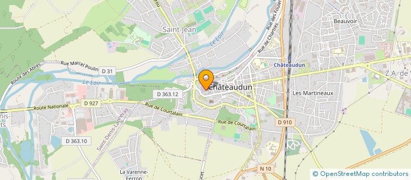 localisation de l'entreprise ABOR à CHATEAUDUN