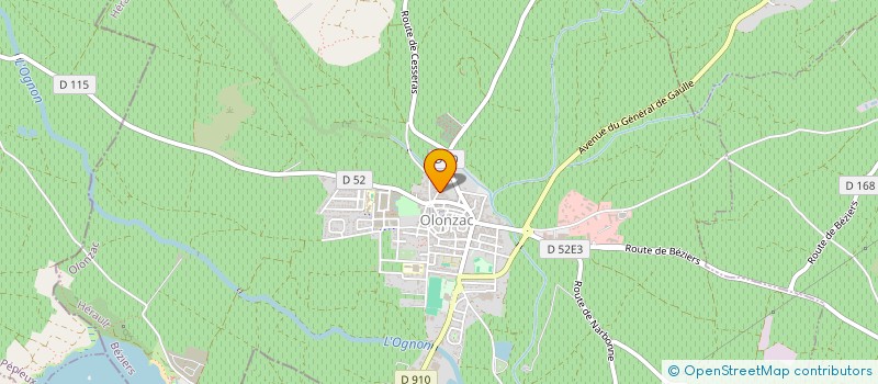 localisation de l'entreprise ABOS DIDIER  OLONZAC