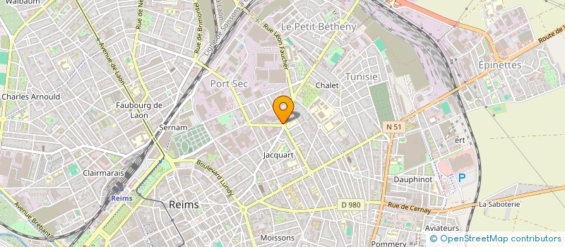 localisation de l'entreprise ABOTO à REIMS