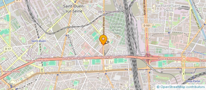 localisation de l'entreprise ABOU à SAINT-OUEN-SUR-SEINE
