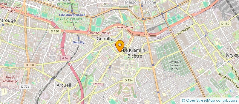 localisation de l'entreprise ABOU-IHIA à GENTILLY