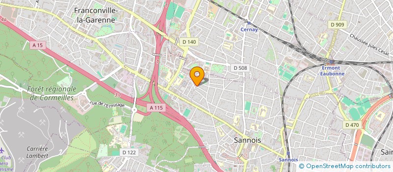 localisation de l'entreprise ABOU MARAME TRANSPORT SERVICES  SANNOIS