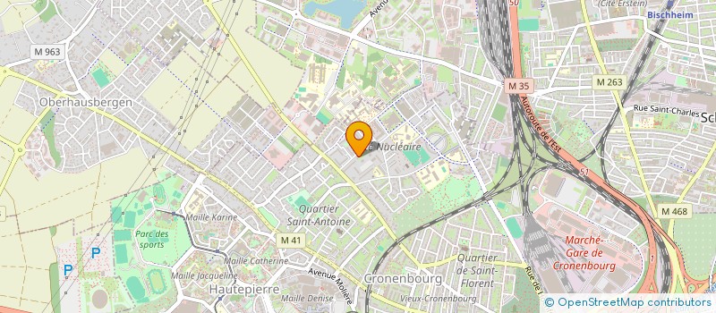 localisation de l'entreprise ABOU PLOMBIER à STRASBOURG