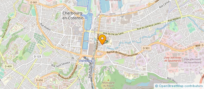 localisation de l'entreprise ABOU -SORRO UN ECOLE POUR L'ILE DE KASSA à CHERBOURG-EN-COTENTIN