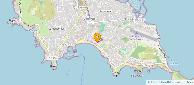 localisation de l'entreprise ABOU ZUBRZYCKI à QUIBERON