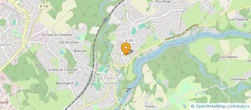 localisation de l'entreprise ABOUDA à LE PALAIS-SUR-VIENNE