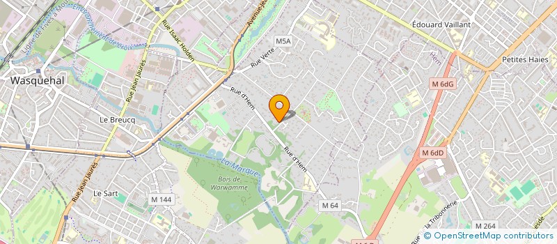 localisation de l'entreprise ABOUM à CROIX