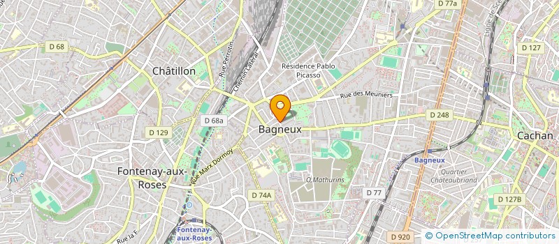 localisation de l'entreprise ABOUMOUSSA ET BEN MESSAOUD à BAGNEUX