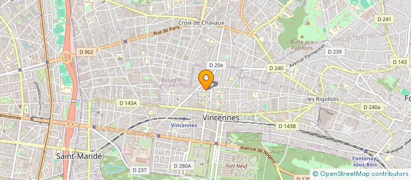localisation de l'entreprise ABOUSALEM RENOV à VINCENNES