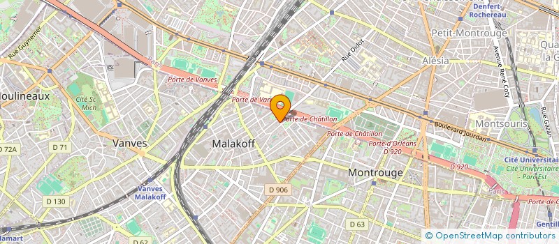 localisation de l'entreprise ABOUSIMBEL  MALAKOFF