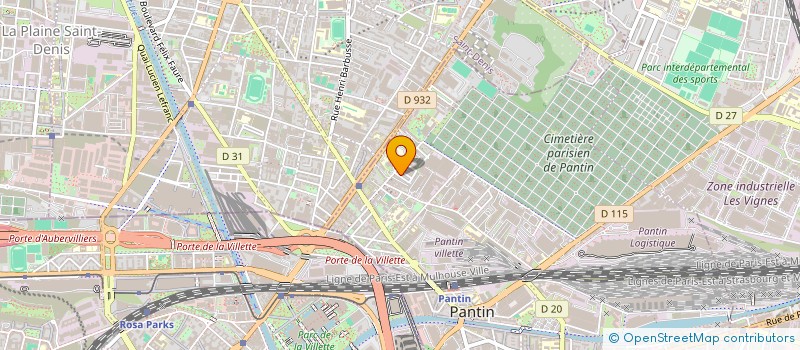 localisation de l'entreprise ABOUSOL à PANTIN