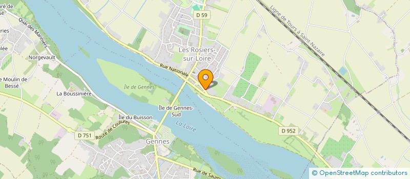 localisation de l'entreprise ABOUSSELIN CONSEIL  GENNES-VAL-DE-LOIRE