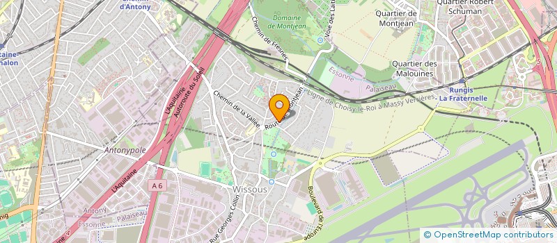 localisation de l'entreprise ABOUT DATA à WISSOUS