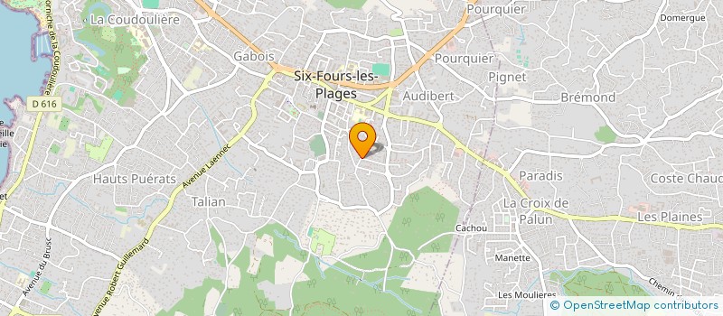 localisation de l'entreprise ABOUT IS CONSULTING à SIX-FOURS-LES-PLAGES