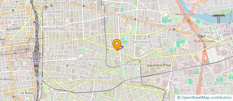 localisation de l'entreprise ABOUT PEOPLE CONSULTING  VILLEURBANNE