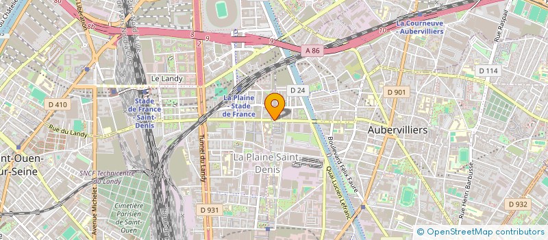 localisation de l'entreprise ABOUTALBI MAHFOUD ET ABOUTALEB MOHAMED à AUBERVILLIERS